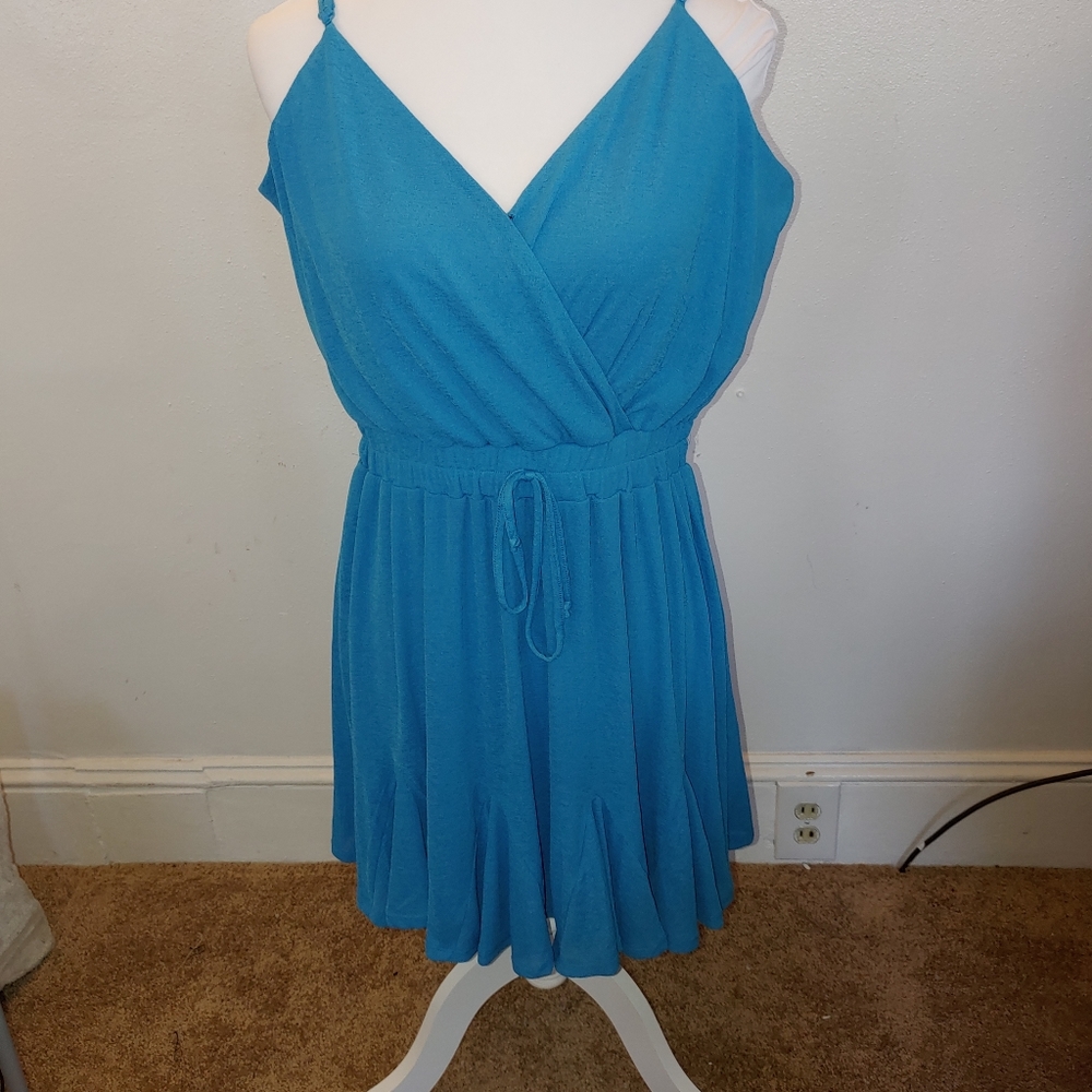 Blue size large mi ami dress